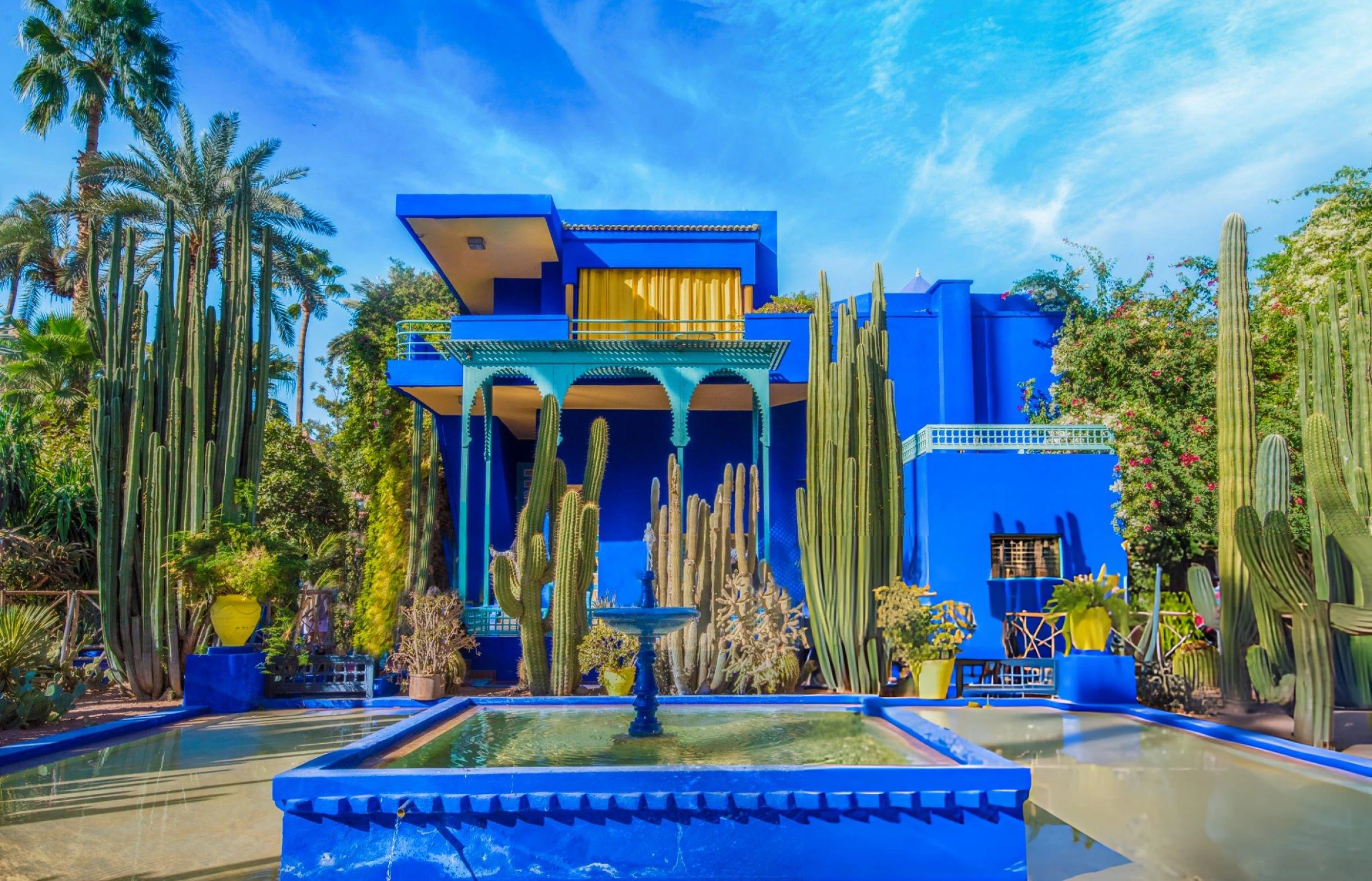 Maison bleue du Jardin Majorelle à Marrakech