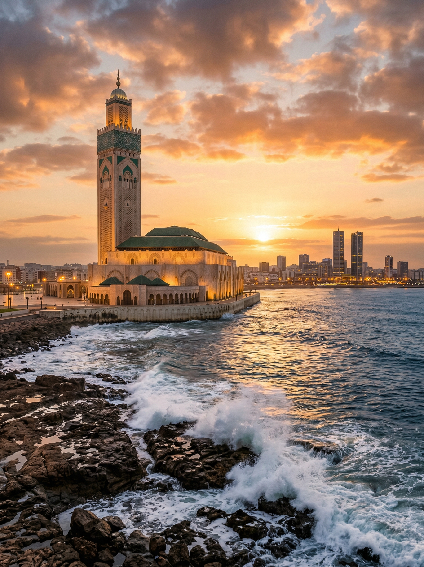 Casablanca – capitale économique desservie par Oudaya Tours