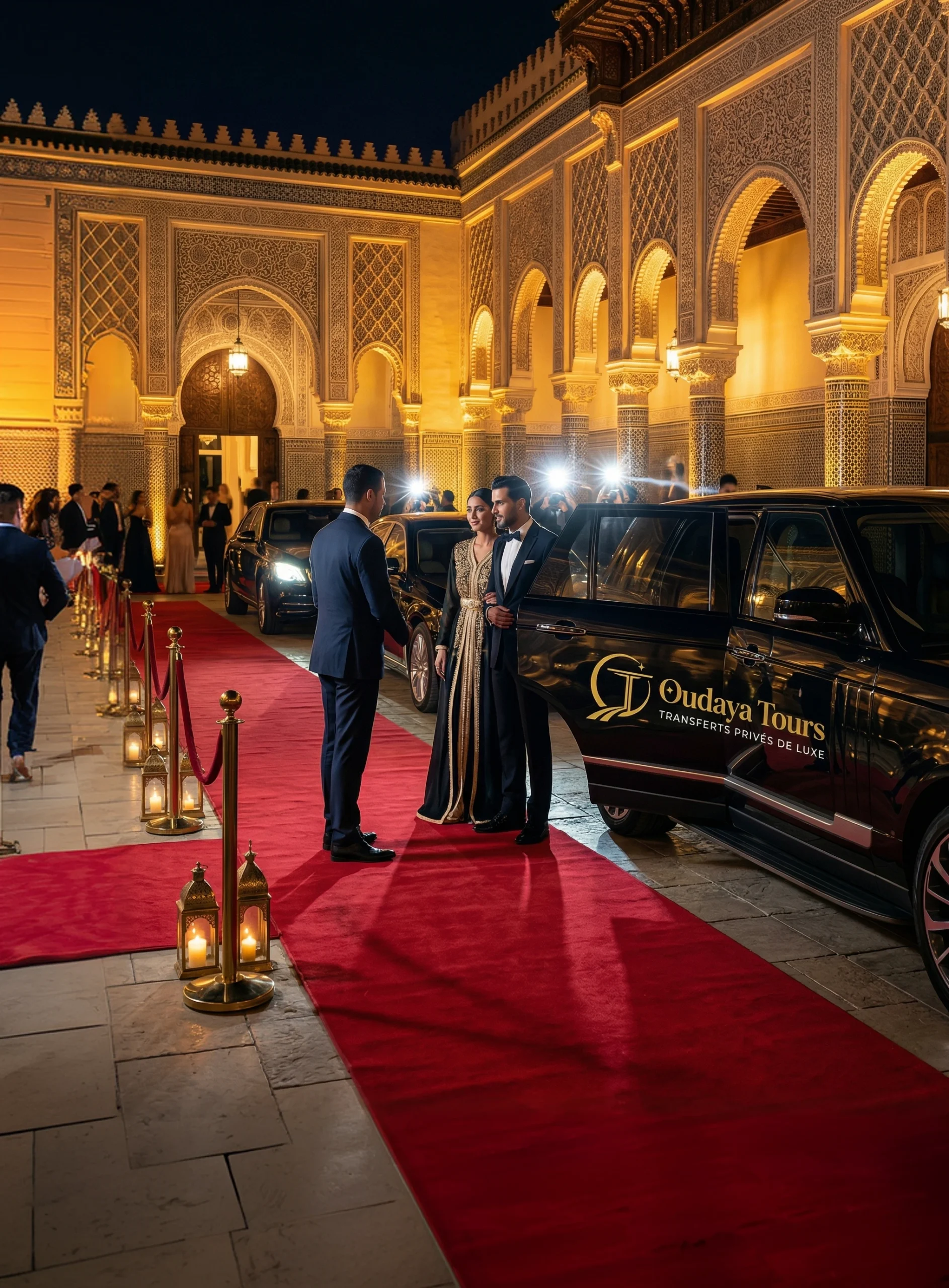 Transport événementiel Oudaya Tours pour mariages et séminaires