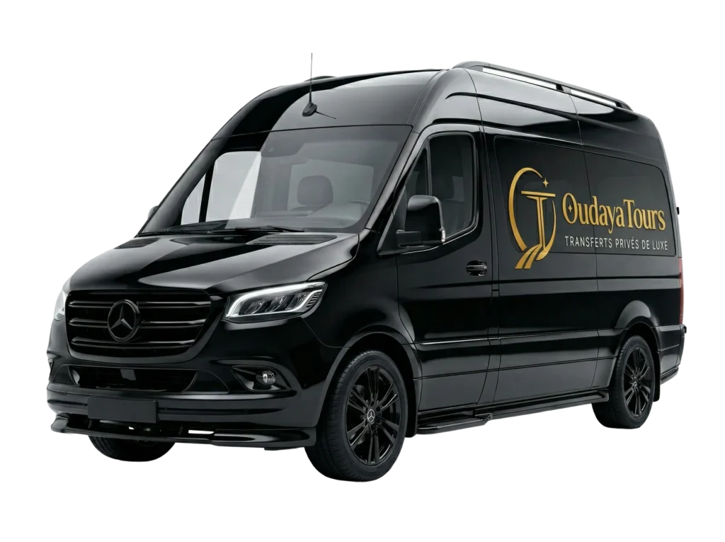 Minibus de luxe Oudaya Tours pour transferts en petit groupe