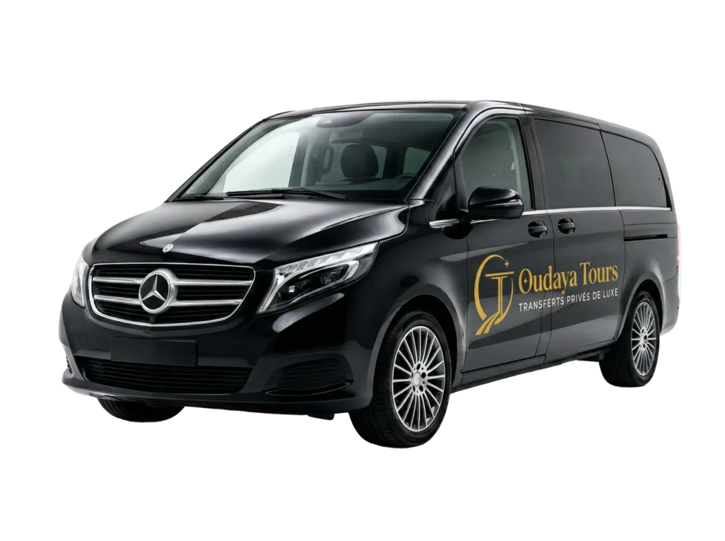 Van VIP Oudaya Tours pour transferts de groupe au Maroc